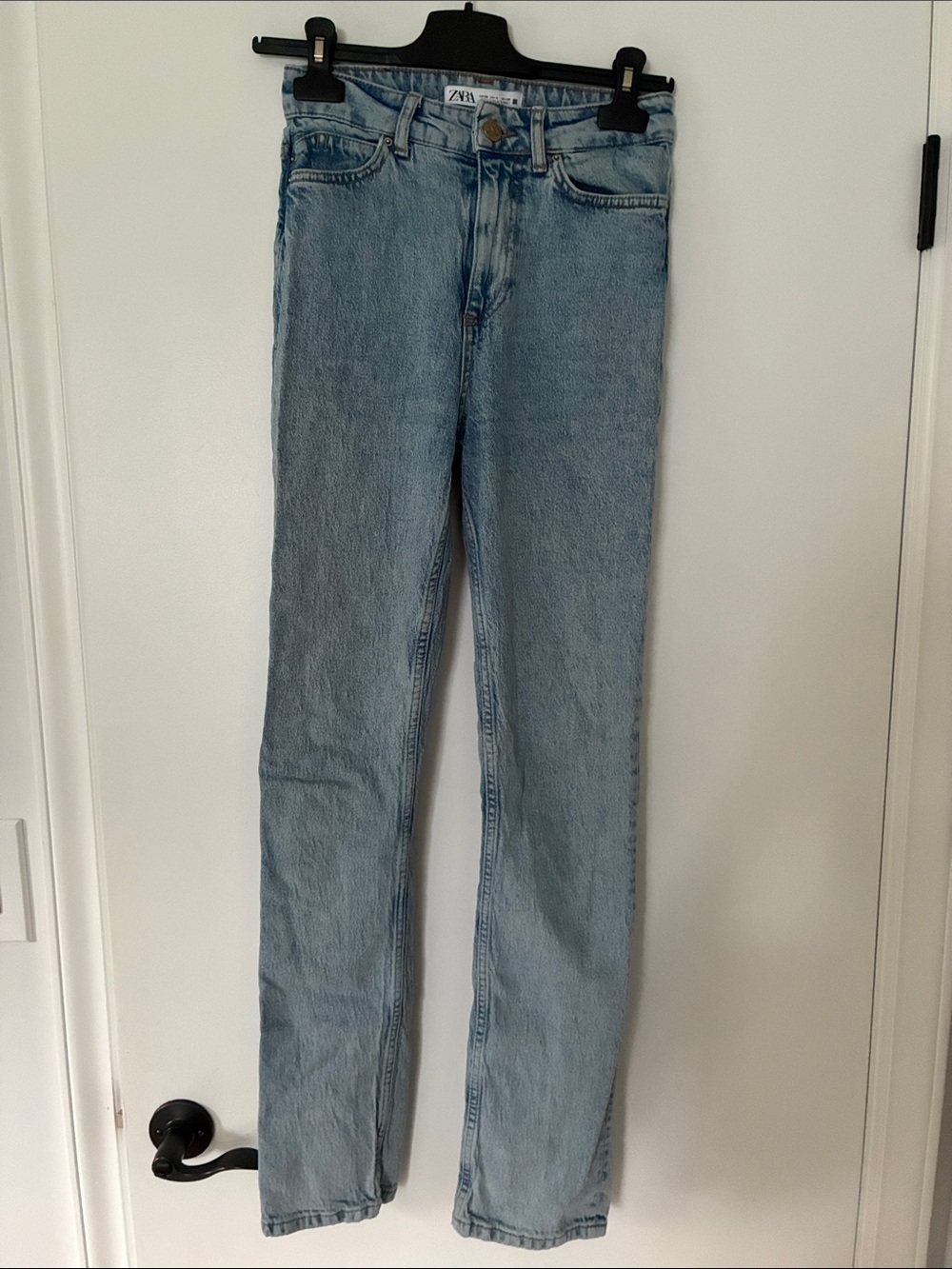 Zara High Rise Cigarette Leg Jeans